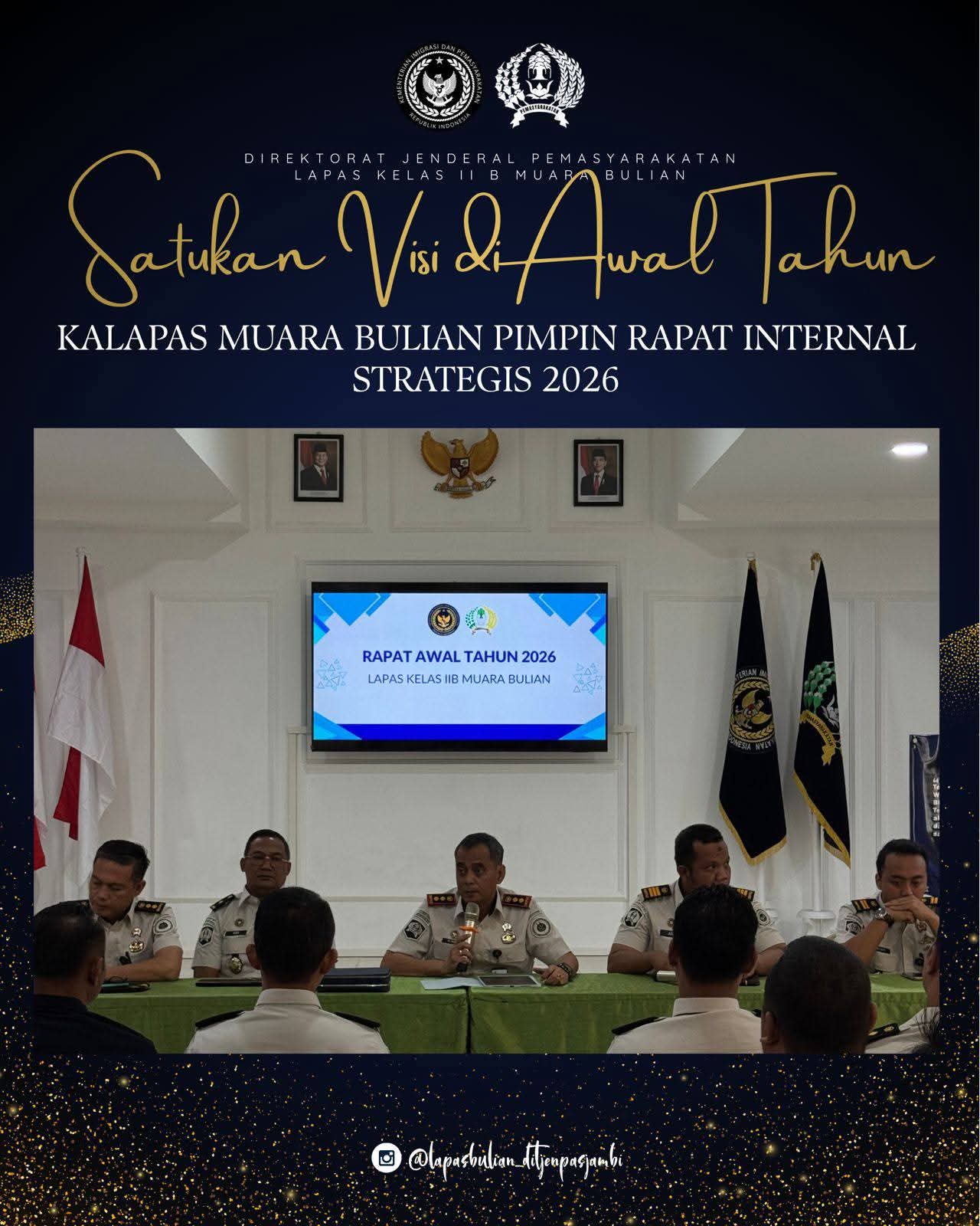 Lapas Kelas IIB Muara Bulian Gelar Rapat Internal Awal Tahun 2026 ...