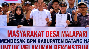Terungkap! Buku Tanah TKD Malapari Tahun 1987 Jadi Dasar Tuntutan Warga dan LCKI ke BPN Batang Hari